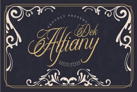 Alfiany Dek: A Script Font for Editorial Warmth