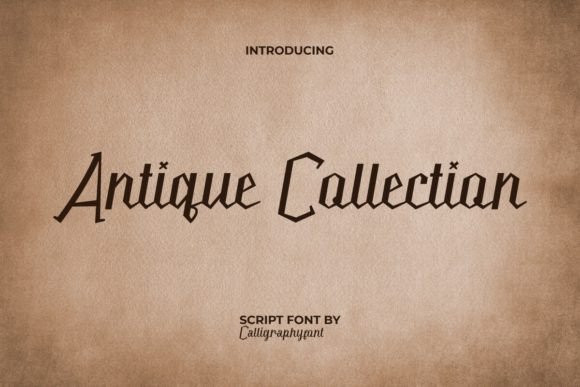 Antique Collection Font for Bold Campaigns