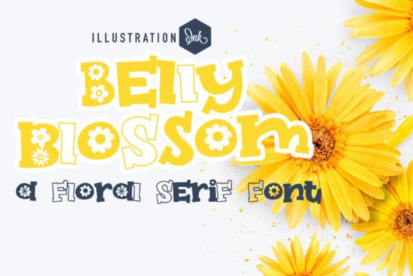 Bellyblossom: A Floral Script Font for Branding