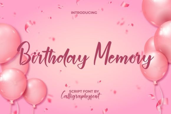 Birthday Memory Font: A Web Designer's Review