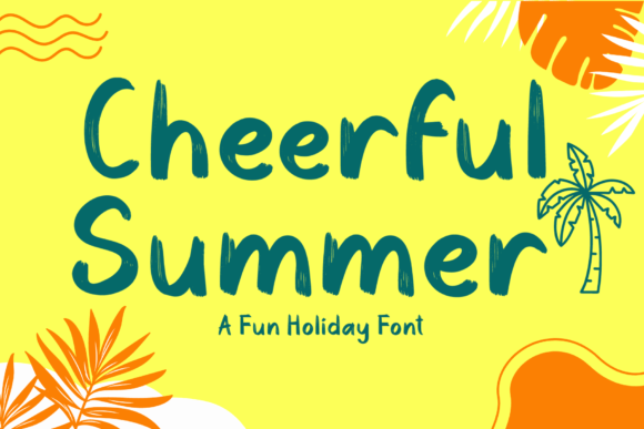 Cheerful Summer: A Handwritten Font for Happy Branding