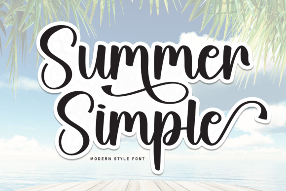 Elevate Your Brand with the Summer Simple Typeface