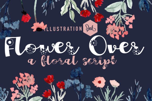 Flower Over: The Handwritten Font That Elevates Campaign Visuals