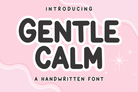 Gentle Calm: A Handwritten Font for Makers