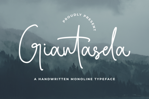 Giantasela: A Balanced Script Typeface for Modern Web Design