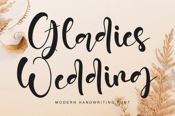 Gladies Wedding: A Refined Script Typeface for Editorial Design