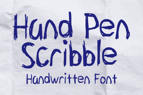 Hand Pen Scribble: A Fresh Handwritten Font for Web Design