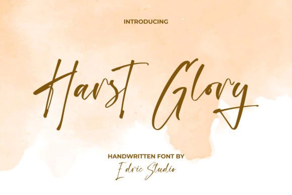 Harst Glory: The Signature Font for Brand Identity