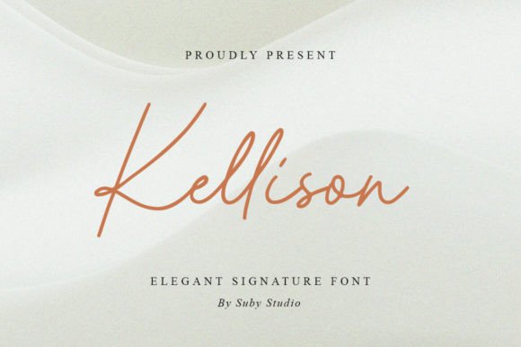Kellison Typeface for Elegant Editorial Design