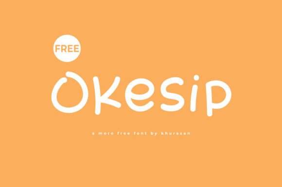 Okesip: A Handwritten Font for Modern Web Design
