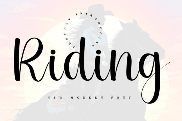 Riding Font Review: A Modern Handwritten Typeface