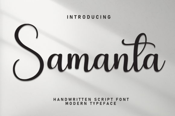 Samanta: A Playful Handwritten Font for Editorial Design