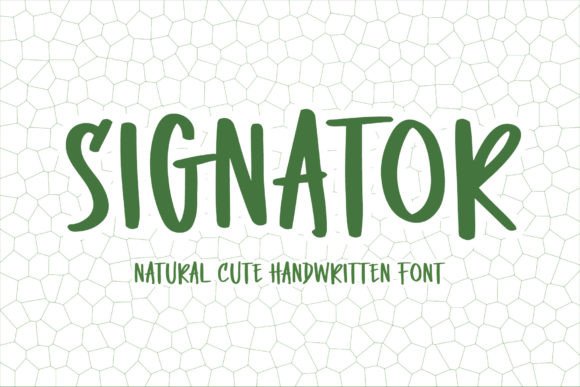 Signator: A Playful Handwritten Font for Modern Web Design