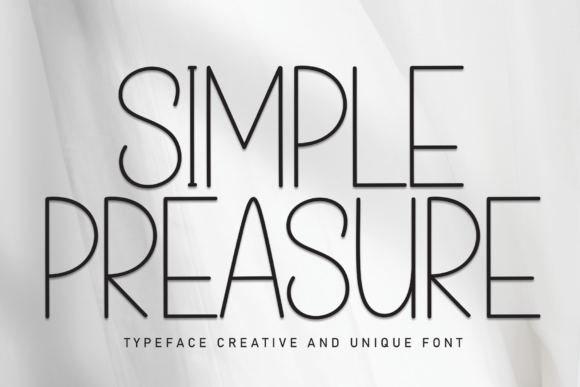 Simple Preasure: The Perfect Casual Font for Handmade Brands
