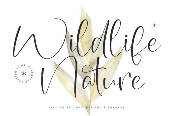 Wildlife Nature: The Perfect Handwritten Font for Crafters